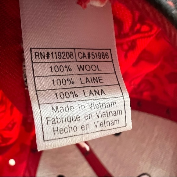 Adidas Miami Heat Fitted Wool Red & Black Flat Cap, Size 7 5/8 - Picture 8 of 10